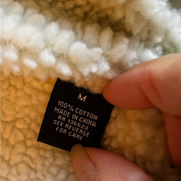 Brooklyn Cloth Tan Corduroy Sherpa-Lined Utility Jacket - Picture 4 of 7